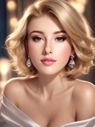 realdoll,bridal jewelry,romantic look,women's cosmetics,romantic portrait,natural cosmetic,blonde woman,bridal accessory,beautiful young woman,diamond jewelry,marylyn monroe - female,female beauty,beauty face skin,beautiful model,artificial hair integrations,vintage makeup,cosmetic products,beautiful woman,portrait background,eurasian
