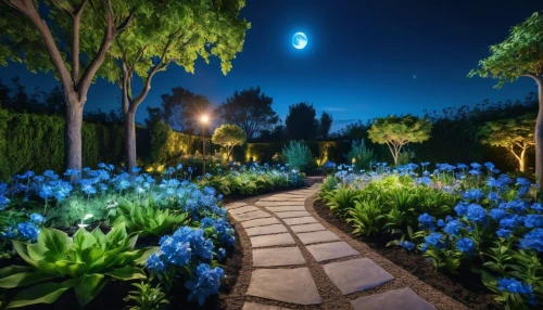 landscape lighting,moonlight cactus,landscape designers sydney,night-blooming jasmine,landscape design sydney,secret garden of venus,garden design sydney,flower garden,night-blooming cestrum,the park at night,garden of plants,towards the garden,hyacinths,pathway,the mystical path,garden star of bethlehem,night-blooming cactus,moonlit night,security lighting,blue moon rose,Photography,General,Realistic