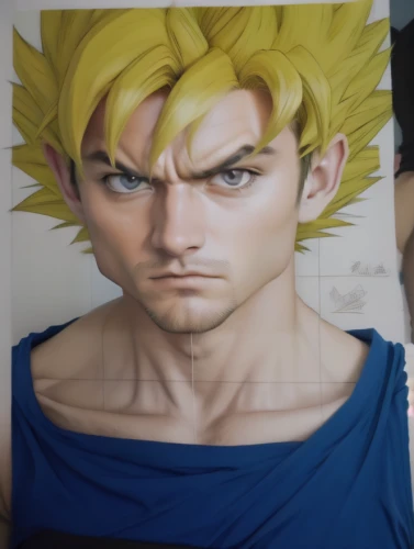 vegeta,goku,son goku,takikomi gohan,custom portrait,anime 3d,playmat,art,tangelo,fresh painting,the face of god,2d,naruto,painting technique,cgi,twitch icon,boruto,manga,ken,shallot