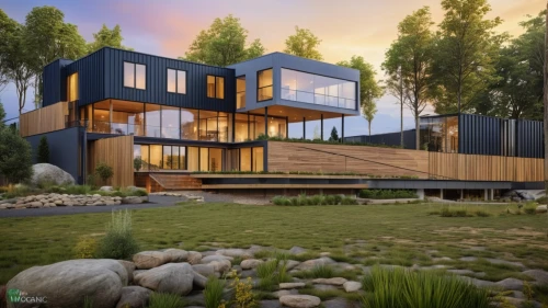 modern house,modern architecture,cubic house,3d rendering,timber house,eco-construction,wooden house,mid century house,cube house,dunes house,cube stilt houses,smart house,inverted cottage,house in the forest,shipping containers,log home,house by the water,house in the mountains,contemporary,scandinavian style,Photography,General,Realistic