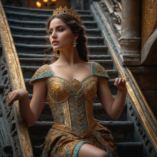 cinderella,regal,rapunzel,venetia,cleopatra,hallia venezia,girl on the stairs,elegant,celtic queen,elegance,ball gown,vintage dress,tiana,venetian,evening dress,queen anne,a girl in a dress,elsa,isabella,the carnival of venice,Photography,General,Fantasy