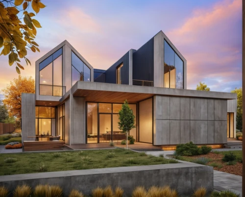 modern house,modern architecture,eco-construction,contemporary,cubic house,smart house,3d rendering,mid century house,smart home,cube house,house shape,modern style,frame house,prefabricated buildings,metal cladding,timber house,glass facade,new housing development,luxury real estate,residential house,Photography,General,Realistic