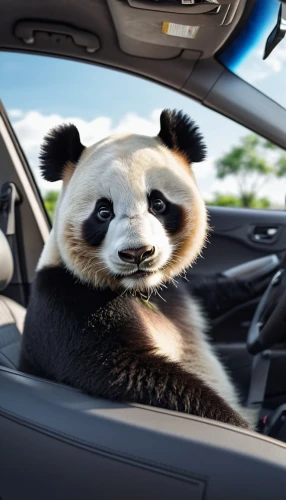 chinese panda,panda,pandabear,panda bear,giant panda,kawaii panda,bamboo car,panda face,driving assistance,pandas,hanging panda,lun,ecosport,car dashboard,car window,volkswagen tiguan,mazda cx-5,baby in car seat,kawaii panda emoji,nissan rogue,Photography,General,Realistic