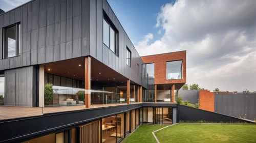 modern house,modern architecture,corten steel,cubic house,cube house,residential house,metal cladding,timber house,dunes house,residential,frisian house,housebuilding,smart house,frame house,house shape,wooden house,archidaily,two story house,wooden decking,danish house,Photography,General,Realistic