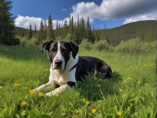 entlebucher mountain dog,mountain cur,montenegrin mountain hound,estrela mountain dog,greater swiss mountain dog,livestock guardian dog,dog photography,appenzeller sennenhund,louisiana catahoula leopard dog,meadow daisy,karelian bear dog,ariege pointer,aspen,pyrenean mastiff,dog-photography,tyrolean hound,alpine meadow,bruno jura hound,bohemian shepherd,carpathian shepherd dog,Photography,General,Realistic