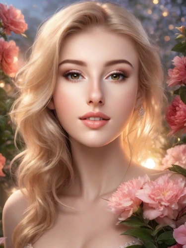 romantic portrait,romantic look,romantic rose,flower background,beautiful girl with flowers,peach rose,girl in flowers,yellow rose background,scent of roses,fantasy portrait,celtic woman,rosa ' amber cover,blooming roses,natural cosmetic,magnolia,floral background,with roses,magnolia blossom,portrait background,bright rose