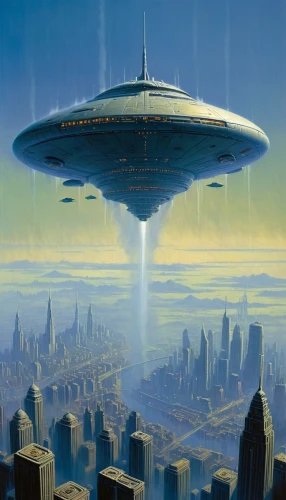 ufo intercept,futuristic landscape,ufo,ufos,science-fiction,science fiction,futuristic architecture,sci fiction illustration,sci-fi,sci - fi,futuristic,sci fi,alien ship,scifi,alien invasion,airships,airship,saucer,sky city,metropolis,Conceptual Art,Sci-Fi,Sci-Fi 21