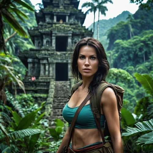 lara,tropical jungle,tropical greens,jungle,polynesian,angkor,vietnam,polynesian girl,rainforest,thai,maya,tropical house,inka,exotic,tarzan,anahata,lei,machu pi,warrior woman,hula,Photography,General,Realistic