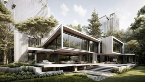 modern house,modern architecture,landscape design sydney,house in the forest,landscape designers sydney,3d rendering,luxury property,garden design sydney,eco-construction,smart house,futuristic architecture,residential,luxury real estate,cube house,cubic house,residential house,luxury home,glass facade,residential property,archidaily