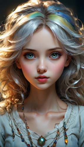 jessamine,mystical portrait of a girl,fairy tale character,faery,female doll,alice,fantasy portrait,eglantine,fantasy art,little girl fairy,faerie,doll's facial features,3d fantasy,painter doll,fantasy girl,child girl,girl doll,world digital painting,antasy,tumbling doll,Illustration,Realistic Fantasy,Realistic Fantasy 16