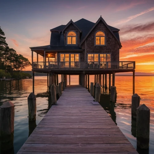 house by the water,house with lake,summer cottage,stilt house,florida home,boathouse,summer house,floating huts,boat house,beach house,new england style house,fisherman's house,beautiful home,south carolina,stilt houses,wooden house,thimble islands,house of the sea,beachhouse,luxury property,Photography,General,Natural