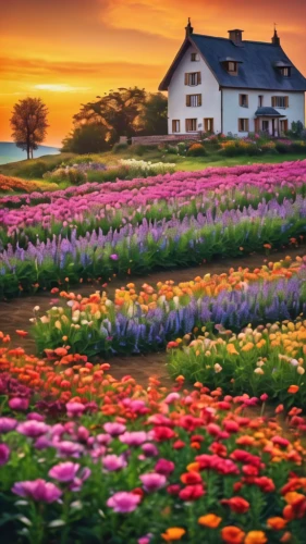 flower field,field of flowers,blanket of flowers,tulip field,tulips field,splendor of flowers,sea of flowers,flowers field,blooming field,tulip fields,flower meadow,home landscape,netherlands,colorful flowers,holland,flower garden,the netherlands,tulip festival,beautiful landscape,colors of spring,Photography,General,Cinematic