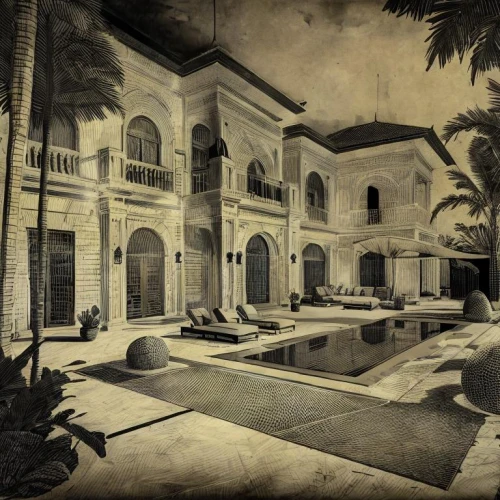 hotel nacional,hacienda,mansion,bendemeer estates,grand master's palace,courtyard,villa,marble palace,qasr al watan,holiday villa,inside courtyard,water palace,riad,garden elevation,qasr al kharrana,seminyak,pool house,luxury property,villa cortine palace,hotel riviera,Art sketch,Art sketch,Newspaper