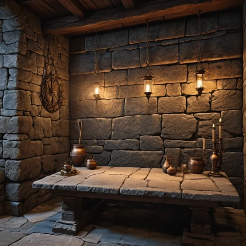 stone oven,stone lamp,spa items,collected game assets,fireplaces,candlemaker,apothecary,masonry oven,sackcloth textured,fireplace,wooden beams,medieval,spa,visual effect lighting,luxury bathroom,tuff stone dwellings,hearth,cosmetics counter,wood-burning stove,cannon oven,Photography,General,Realistic