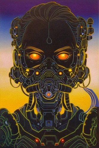 cybernetics,turbografx-16,cyberpunk,terminator,cyberspace,cyborg,biomechanical,cyber,scifi,turbographx-16,sci fi,artificial intelligence,science fiction,sci - fi,sci-fi,robotic,trip computer,mecha,1986,robot icon,Conceptual Art,Sci-Fi,Sci-Fi 08