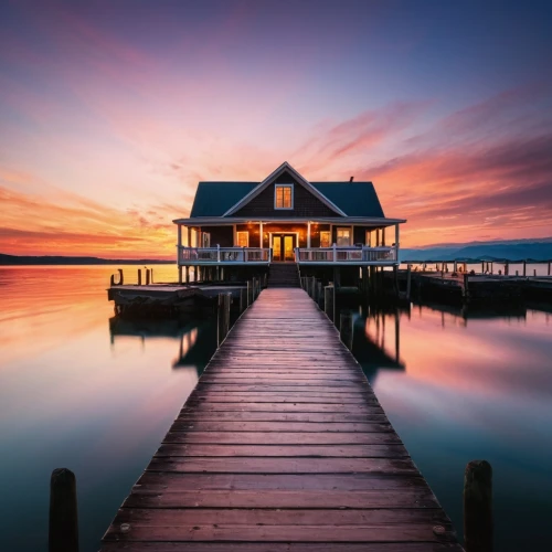 house by the water,house with lake,fisherman's house,boathouse,summer cottage,boat house,stilt house,wooden pier,house silhouette,summer house,house of the sea,beautiful home,wooden house,houseboat,florida home,cottage,tranquility,floating huts,fisherman's hut,new england style house,Photography,General,Natural