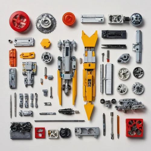 construction toys,tools,toolbox,hydraulic rescue tools,construction set toy,components,cutting tools,craftsman,fasteners,socket wrench,disassembled,from lego pieces,wrenches,torque screwdriver,car-parts,school tools,parts,nuts and bolts,lego building blocks,build lego,Unique,Design,Knolling
