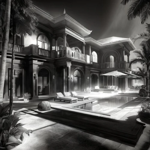 riad,the cairo,white temple,hacienda,mansion,the palm,build by mirza golam pir,courtyard,artemis temple,pharaonic,film noir,hotel nacional,inside courtyard,royal palms,hotel riviera,mortuary temple,karnak,marble palace,lobby,hotel lobby,Art sketch,Art sketch,Retro