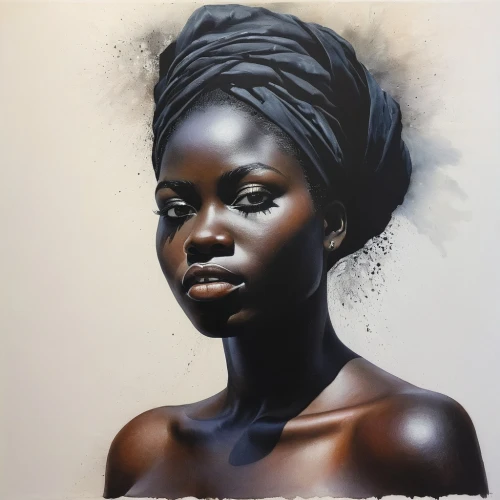 oil painting on canvas,african woman,african art,black landscape,black woman,oil on canvas,black skin,oil painting,african american woman,afro-american,afro american,afro american girls,african,afroamerican,beautiful african american women,rwanda,art painting,benin,black women,oil paint,Illustration,Paper based,Paper Based 15