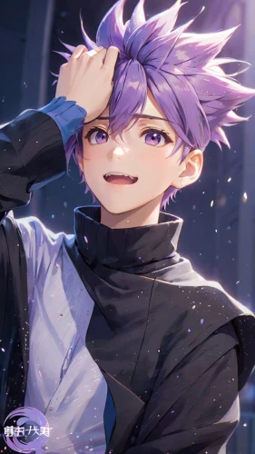 killua,purple wallpaper,killua hunter x,winter background,hinata,chaoyang,purple background,anime boy,diamond background,edit icon,monsoon banner,angel’s tear,snowflake background,neptune,adonis,starry sky,precious lilac,starlight,bandana background,kado,Anime,Anime,Realistic