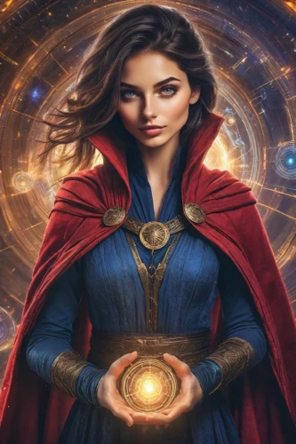 scarlet witch,zodiac sign libra,fantasy woman,libra,sorceress,the enchantress,jaya,goddess of justice,sterntaler,copernican world system,heroic fantasy,magneto-optical disk,sci fiction illustration,wonderwoman,nova,minerva,fantasia,andromeda,head woman,wonder,Photography,Realistic