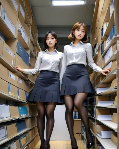 businesswomen,receptionists,secretary,business women,stewardess,office worker,office chair,anime japanese clothing,office,file manager,japan airlines,human resources,photocopier,white-collar worker,bookkeeper,office automation,flight attendant,filing cabinet,secretary desk,office equipment,Illustration,Japanese style,Japanese Style 18
