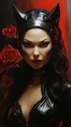 vampire woman,gothic woman,vampire lady,gothic portrait,scarlet witch,devil,huntress,goth woman,black cat,fantasy art,fantasy portrait,black rose hip,vampire,red riding hood,queen of hearts,cheshire,masquerade,catwoman,feline,evil woman
