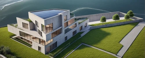hydropower plant,3d rendering,modern architecture,eco-construction,house by the water,house with lake,build by mirza golam pir,archidaily,contemporary,dunes house,habitat 67,concrete ship,cubic house,house of the sea,water castle,sewage treatment plant,eco hotel,modern house,luxury property,coastal protection,Photography,General,Realistic