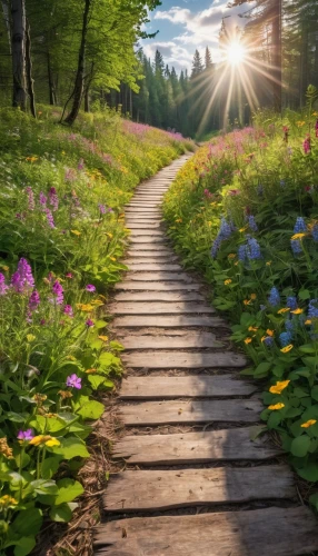 wooden path,pathway,the mystical path,forest path,the path,hiking path,path,the way of nature,aaa,tree lined path,heavenly ladder,stairway to heaven,the way,spring nature,winding steps,walkway,the luv path,appalachian trail,nature landscape,meadow landscape,Photography,General,Realistic