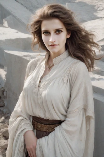 princess leia,cybele,thracian,woman of straw,girl in a historic way,elaeis,jedi,solo,joan of arc,artemisia,chewy,sand,pale,lena,daisy jazz isobel ridley,republic,biblical narrative characters,female doctor,eufiliya,cepora judith,Photography,Realistic