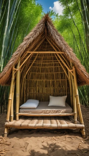 eco hotel,cabana,straw hut,tropical house,beach tent,bamboo curtain,huts,thatch umbrellas,bed in the cornfield,bamboo frame,palm fronds,yurts,coconut palms,palm leaves,accommodation,bamboo plants,dream beach,tropical beach,tree house hotel,beach furniture,Photography,General,Realistic
