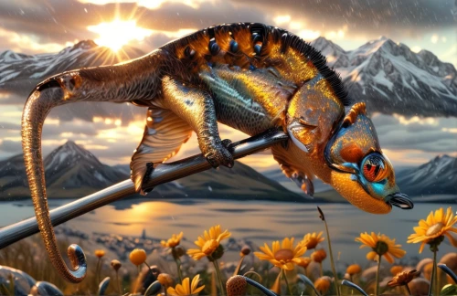 sunflowers and locusts are together,wasps,cuckoo wasps,fantasy picture,blue-winged wasteland insect,field wasp,crab violinist,dragonflies and damseflies,insects,drosophila,dragon-fly,mantidae,hymenoptera,arthropods,temperowanie,painted dragon,wasp,landmannahellir,dragonflies,loukaniko