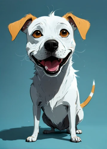 dog illustration,jack russell terrier,russell terrier,pet portrait,jack russel,cheerful dog,dog drawing,vector illustration,japanese terrier,jack russell,terrier,vector art,plummer terrier,parson russell terrier,rat terrier,staffordshire bull terrier,working terrier,cesky terrier,animal portrait,dog cartoon,Illustration,Children,Children 06
