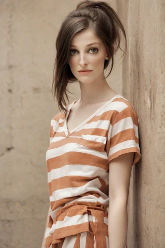 striped background,horizontal stripes,stripes,girl in t-shirt,young model istanbul,brown fabric,women clothes,french silk,women fashion,girl in a long dress,pied triller brown,female model,vintage girl,photo session in torn clothes,striped,women's clothing,pin stripe,vintage dress,fashion shoot,wooden background