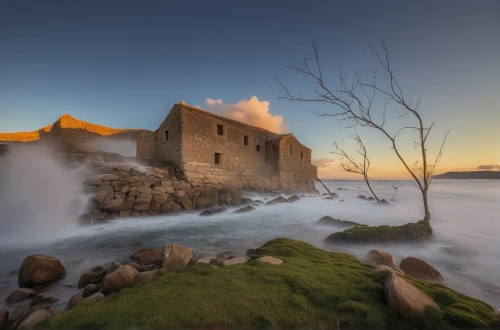 la perouse,fisherman's house,fisherman's hut,galician castle,house of the sea,norway coast,landscape photography,water mill,nubble,ghost castle,the old breakwater,islet,tasmania,water castle,coastal landscape,sunken church,petit minou lighthouse,headland,breakwater,new south wales,Photography,General,Realistic