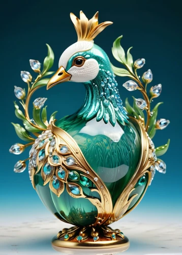 an ornamental bird,ornamental bird,ornamental duck,decoration bird,glass ornament,peacocks carnation,peacock,glass yard ornament,murano,phoenix rooster,ornament,dove of peace,alcedo atthis,gallinacé,coat of arms of bird,mandarin,fairy peacock,birds of the sea,chinaware,vintage ornament,Photography,General,Realistic
