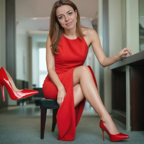 red shoes,lady in red,maria,business woman,in red dress,stilettos,man in red dress,girl in red dress,woman shoes,business women,politician,ceo,red,secretary,red dress,bussiness woman,business angel,high-heels,high heel,high heeled shoe