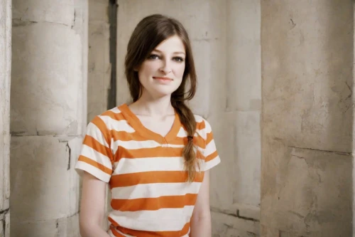 striped background,horizontal stripes,girl in t-shirt,stripes,british actress,clary,young model istanbul,clove,photo session in torn clothes,isolated t-shirt,red tunic,pin stripe,feist,long-sleeved t-shirt,photographic background,polo shirt,yasemin,iulia hasdeu castle,bright orange,orange robes