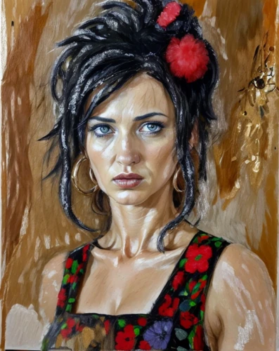 oil painting,portrait of a girl,girl portrait,photo painting,woman portrait,girl in a wreath,oil paint,oil painting on canvas,italian painter,young woman,woman at cafe,artist portrait,khokhloma painting,oil on canvas,portrait of a woman,girl with cloth,painting,girl with bread-and-butter,fabric painting,art painting