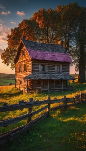 lonely house,red barn,old barn,country cottage,farm house,rural,field barn,old house,little house,vermont,homestead,old home,farm hut,new england,barn,log cabin,home landscape,farmstead,small house,summer cottage,Photography,General,Fantasy