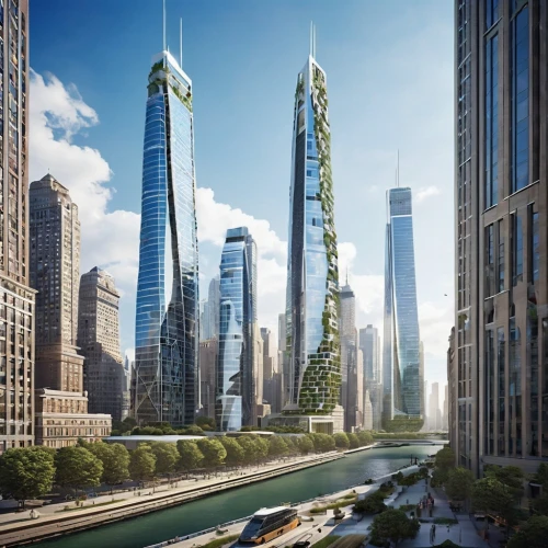 futuristic architecture,hudson yards,urban towers,1 wtc,1wtc,smart city,international towers,shanghai,futuristic landscape,power towers,skyscapers,urban development,tall buildings,skycraper,skyscrapers,hoboken condos for sale,tallest hotel dubai,electric tower,wtc,barangaroo,Photography,General,Realistic