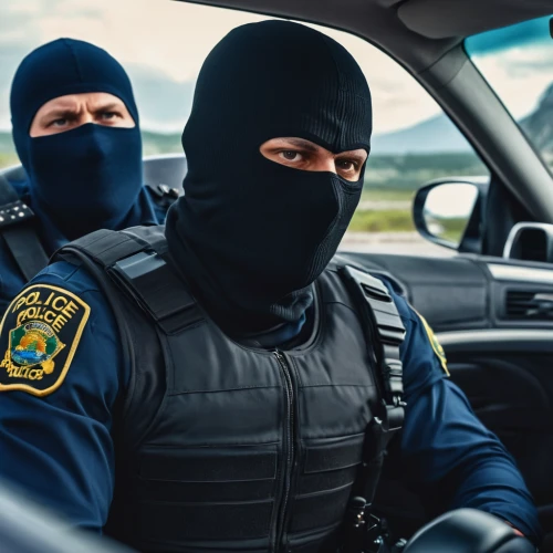balaclava,polish police,criminal police,bandit theft,police officers,police uniforms,officers,sweden,houston police department,garda,police force,hpd,the cuban police,face shield,cop,wearing a mandatory mask,police work,police,saab automobile,kidnapping,Photography,General,Realistic
