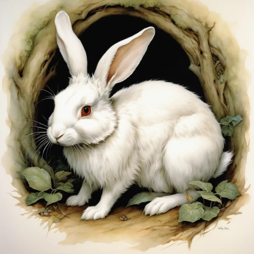 audubon's cottontail,lepus europaeus,european rabbit,white rabbit,snowshoe hare,domestic rabbit,gray hare,white bunny,cottontail,leveret,dwarf rabbit,mountain cottontail,wood rabbit,rabbits and hares,brown rabbit,hare window,rabbit,american snapshot'hare,angora rabbit,hare,Illustration,Realistic Fantasy,Realistic Fantasy 14