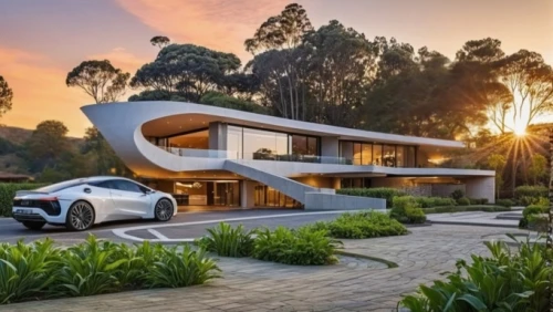 modern house,luxury home,modern architecture,luxury property,futuristic architecture,crib,beautiful home,luxury real estate,dunes house,modern style,bugatti chiron,mansion,contemporary,private house,futuristic,driveway,smart house,bugatti,cube house,large home