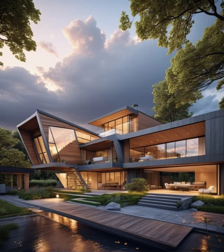 modern house,modern architecture,futuristic architecture,luxury home,mid century house,3d rendering,smart house,dunes house,cube house,contemporary,luxury property,house by the water,eco-construction,luxury real estate,beautiful home,cubic house,luxury home interior,timber house,modern style,smart home,Photography,General,Realistic