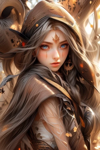fantasy portrait,sorceress,fantasy art,the enchantress,dryad,elven,wood elf,tiger lily,dark elf,ephedra,faerie,illustrator,female warrior,faery,medusa,fae,heroic fantasy,flame spirit,summoner,artemisia