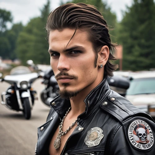 biker,pompadour,harley-davidson,harley davidson,motorcyclist,rockabilly style,pomade,motorcycle racer,motorcycles,motorcycling,rockabilly,motorcycle,motorcycle accessories,a motorcycle police officer,artus,leather jacket,black motorcycle,mohawk hairstyle,alex andersee,rocker,Photography,General,Realistic