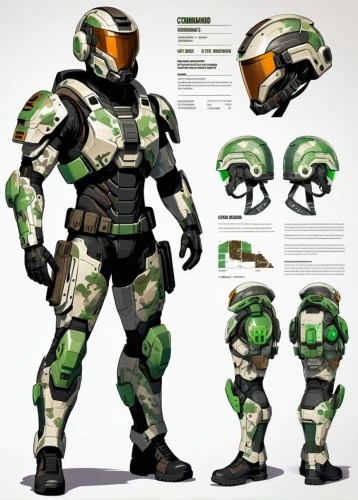 patrol,concept art,carapace,helmets,green skin,halo,spacesuit,spartan,microsoft xbox,aaa,armored,heavy armour,helmet,military robot,security concept,alien warrior,war machine,patrols,protective suit,knight armor,Unique,Design,Character Design