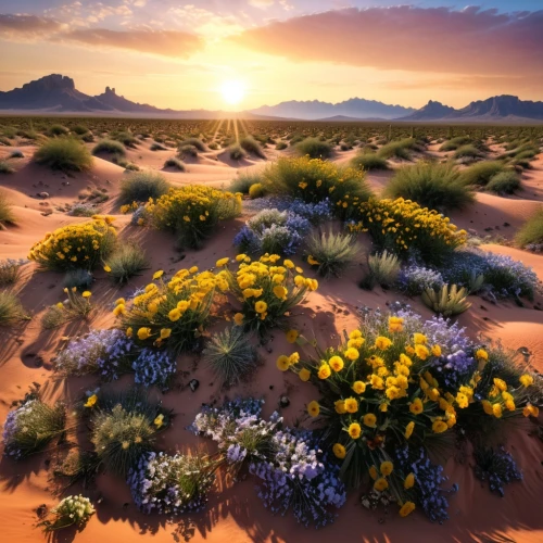 flowerful desert,desert flower,desert desert landscape,desert plants,desert landscape,desert plant,arid landscape,capture desert,the desert,libyan desert,lily of the desert,landscapre desert safari,desert background,desert,arid land,desert rose,arid,flower in sunset,sand coreopsis,desertification,Photography,General,Realistic