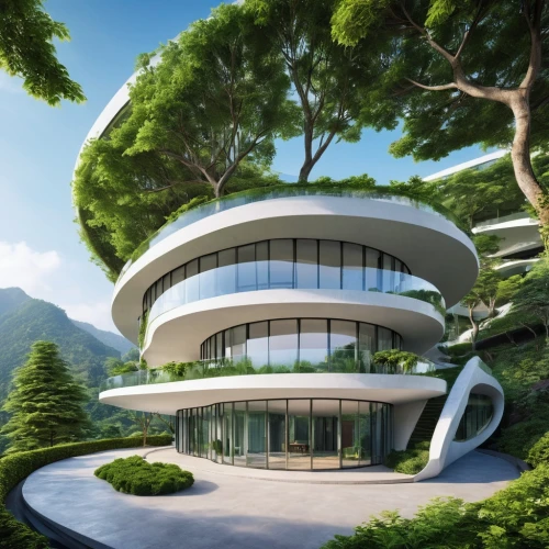 futuristic architecture,futuristic art museum,futuristic landscape,modern architecture,luxury property,modern house,luxury real estate,home of apple,luxury home,eco hotel,eco-construction,smart house,feng shui golf course,beautiful home,dunes house,tropical house,house in mountains,cube house,3d rendering,contemporary,Photography,General,Realistic